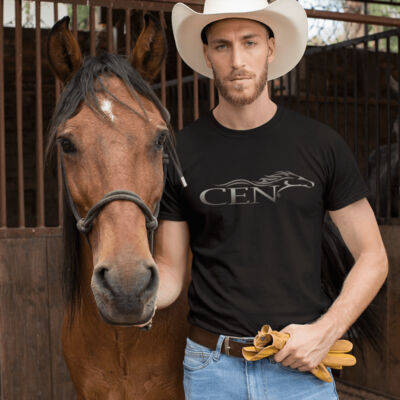 MENS Silver CEN Logo T-Shirt Thumbnail